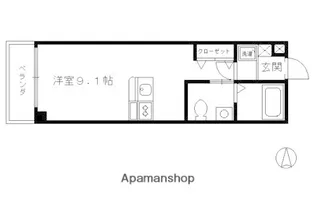 ベストレジデンス二条城【202号室】の間取り