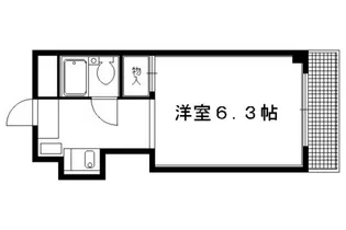 プラザ出水通【902号室】の間取り