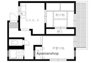 CASA CREMA【203号室】の間取り