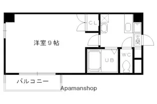 瑞山館【307号室】の間取り