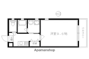 プリマード松伊【406号室】の間取り
