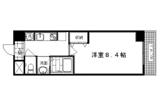グロリアス八条【203号室】の間取り