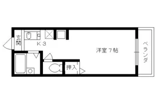 セレーノ桂【105号室】の間取り