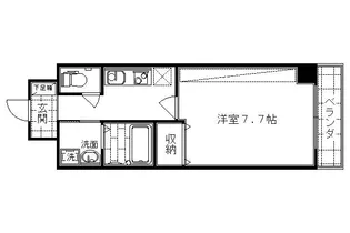 1Kの間取り画像