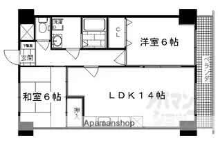 ソレイユMHN【203号室】の間取り