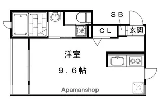 メゾンベール【205号室】の間取り