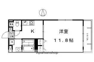 パレスコート【4階】の間取り