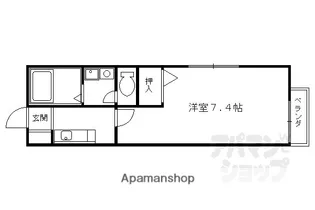 シャーメゾン伸光【203号室】の間取り