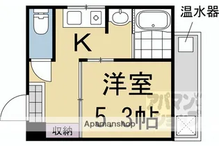 メゾンS&J【205号室】の間取り