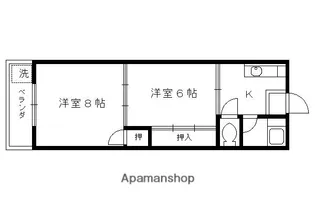 福御マンション【101号室】の間取り