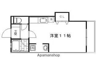 エクセレント竜安寺【2階】の間取り
