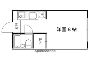 メゾン嵯峨【302号室】の間取り