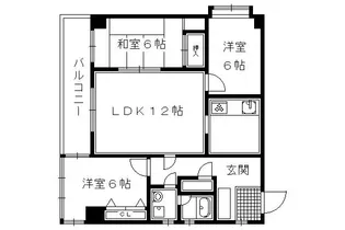 エクラ桂駅前【2階】の間取り