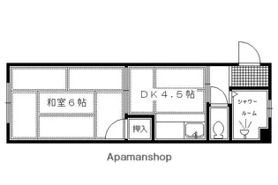 千高ビルB棟【205号室】の間取り