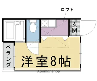 サニーハウスオザサ【203号室】の間取り
