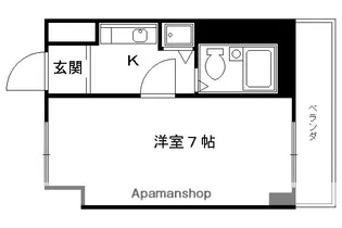 ジョイテル西院【916号室】の間取り