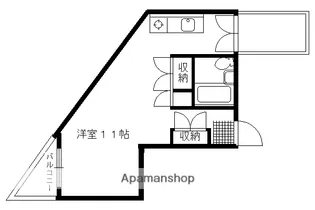 エクセレント丸太町【407号室】の間取り
