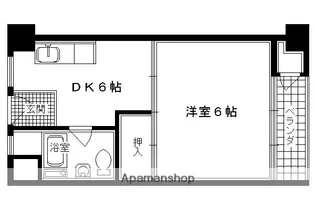 マンション大宮【213号室】の間取り