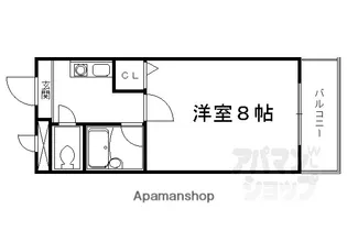 ジュネス丸池【B510号室】の間取り