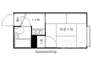 ハイム太田【203号室】の間取り