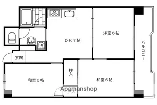 3LDKの間取り画像