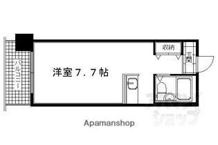 D’SAQUILA【204号室】の間取り