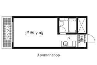 カプチーノ太秦【3階】の間取り
