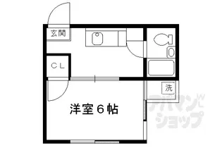 ハイツ青木【1階】の間取り