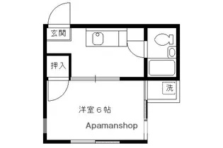 ハイツ青木【303号室】の間取り