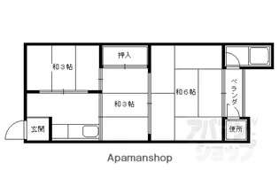 清和荘【102号室】の間取り