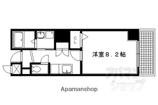 エスト堀川【506号室】の間取り