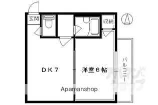 サンシャイン京都【101号室】の間取り