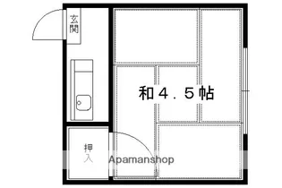 四条ハイツ【303号室】の間取り
