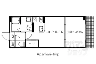 ルミエール西洞院【103号室】の間取り