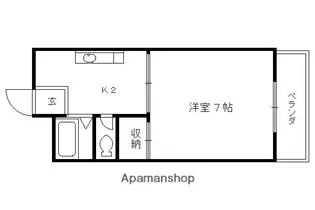 ハイムユアーズ【4階】の間取り