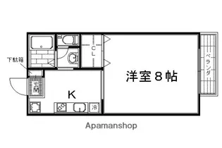 リブレ常盤【205号室】の間取り