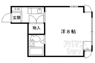 メゾンドカプチーノ物集女【503号室】の間取り