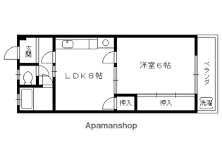 ヨシダマンション【101号室】の間取り