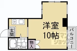 メゾンベル桂【201号室】の間取り