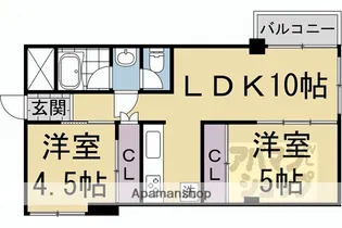 シーズン嵐山【403号室】の間取り