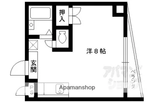 SWEETNESS HOUSE【202号室】の間取り