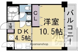 チコーベルメゾン桂【4階】の間取り