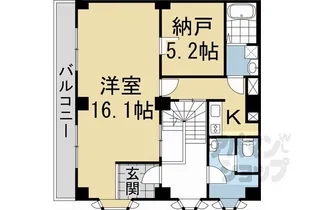 ベル・ドミール石灘【2階】の間取り