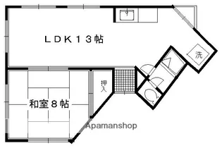 ラポーラ クローデュ【201号室】の間取り