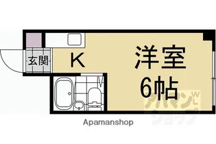 NRハイツ【207号室】の間取り