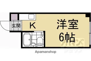 NRハイツ【205号室】の間取り