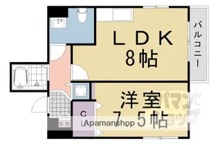 グランドパルティールIII【203号室】の間取り