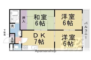 ロイヤルコーポ【1階】の間取り
