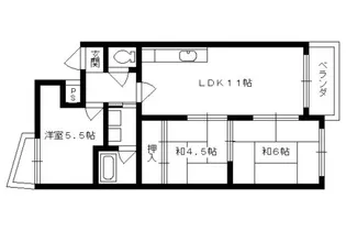 ローファス小島【308号室】の間取り