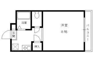 ハイツ松山【203号室】の間取り